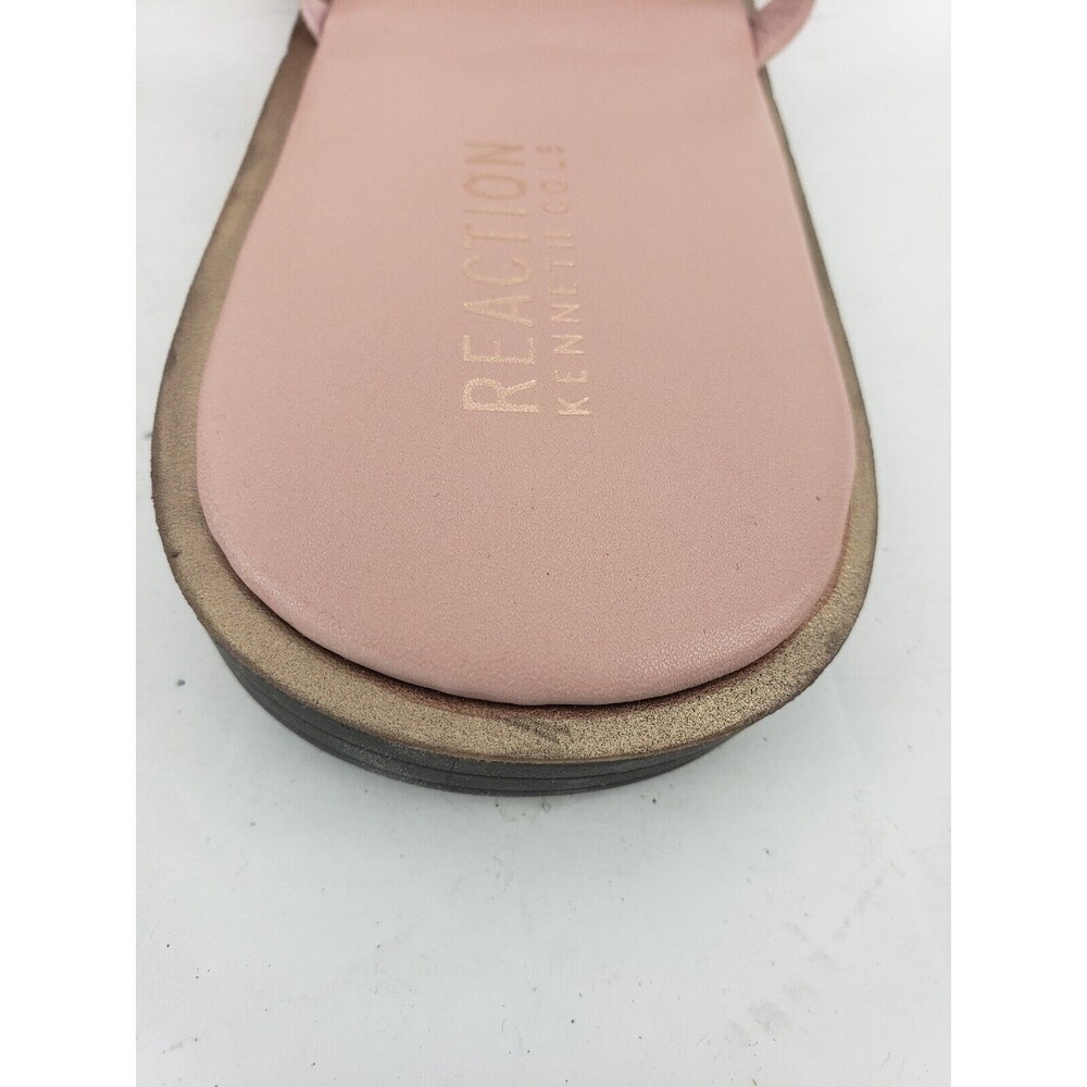 Reaction Kenneth Cole Sloan Four Band Strappy Slide Sandal in Blush Pink Size 10 - Picture 10 of 16